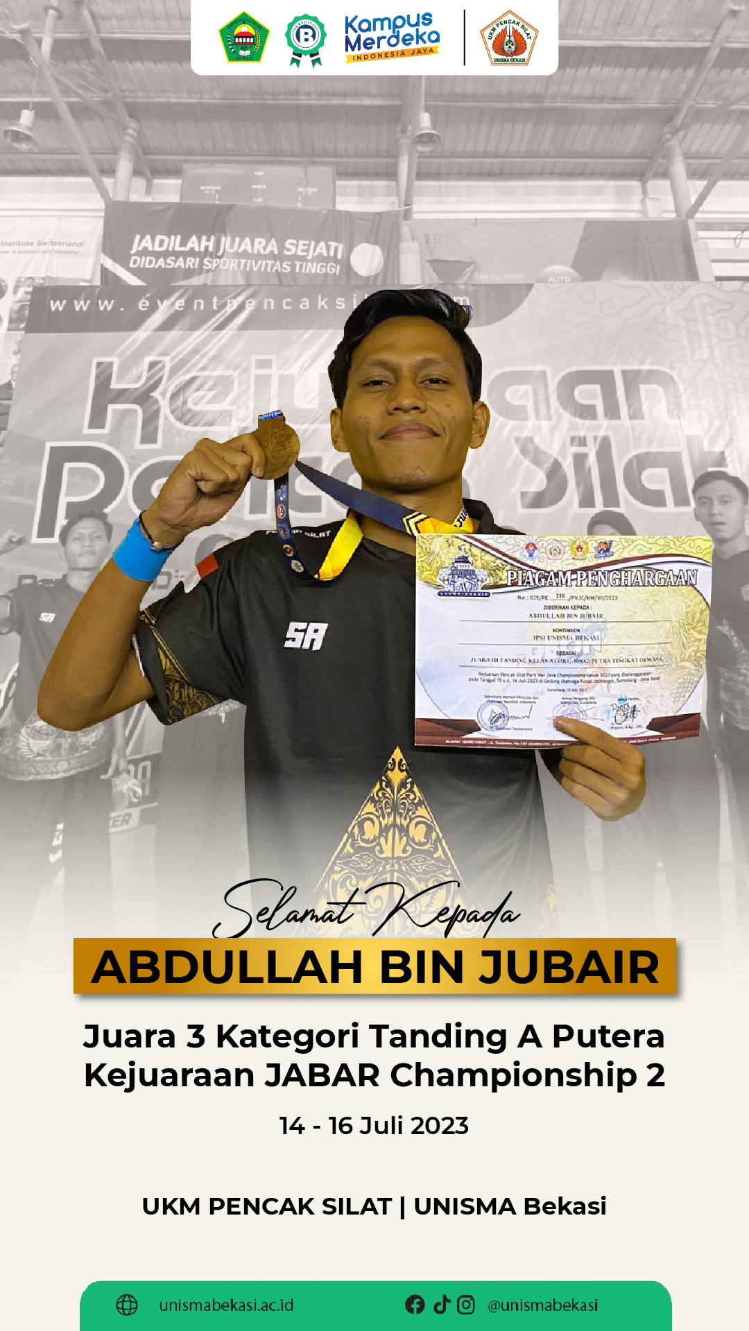 UNISMA Abdullah Bin Jubair_UKM Pencak Silat UNISMA Abdullah Bin Jubair_UKM Pencak Silat