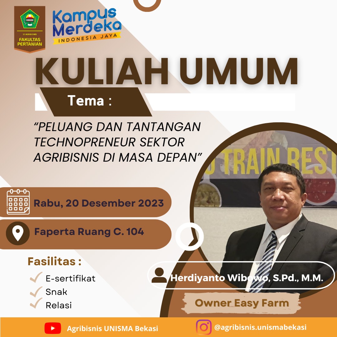 Flyer Kuliah Umum Easy Farm
