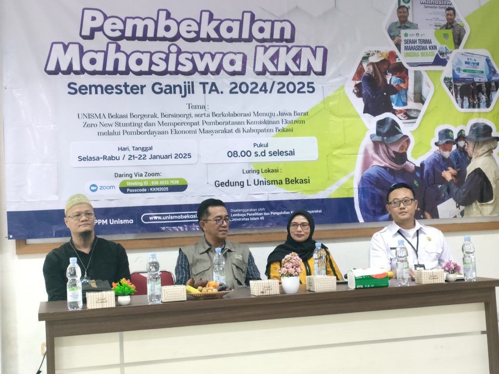 Pembekalan Kuliah Kerja Nyata KKN Universitas Islam 45 UNISMA Bekasi (1)