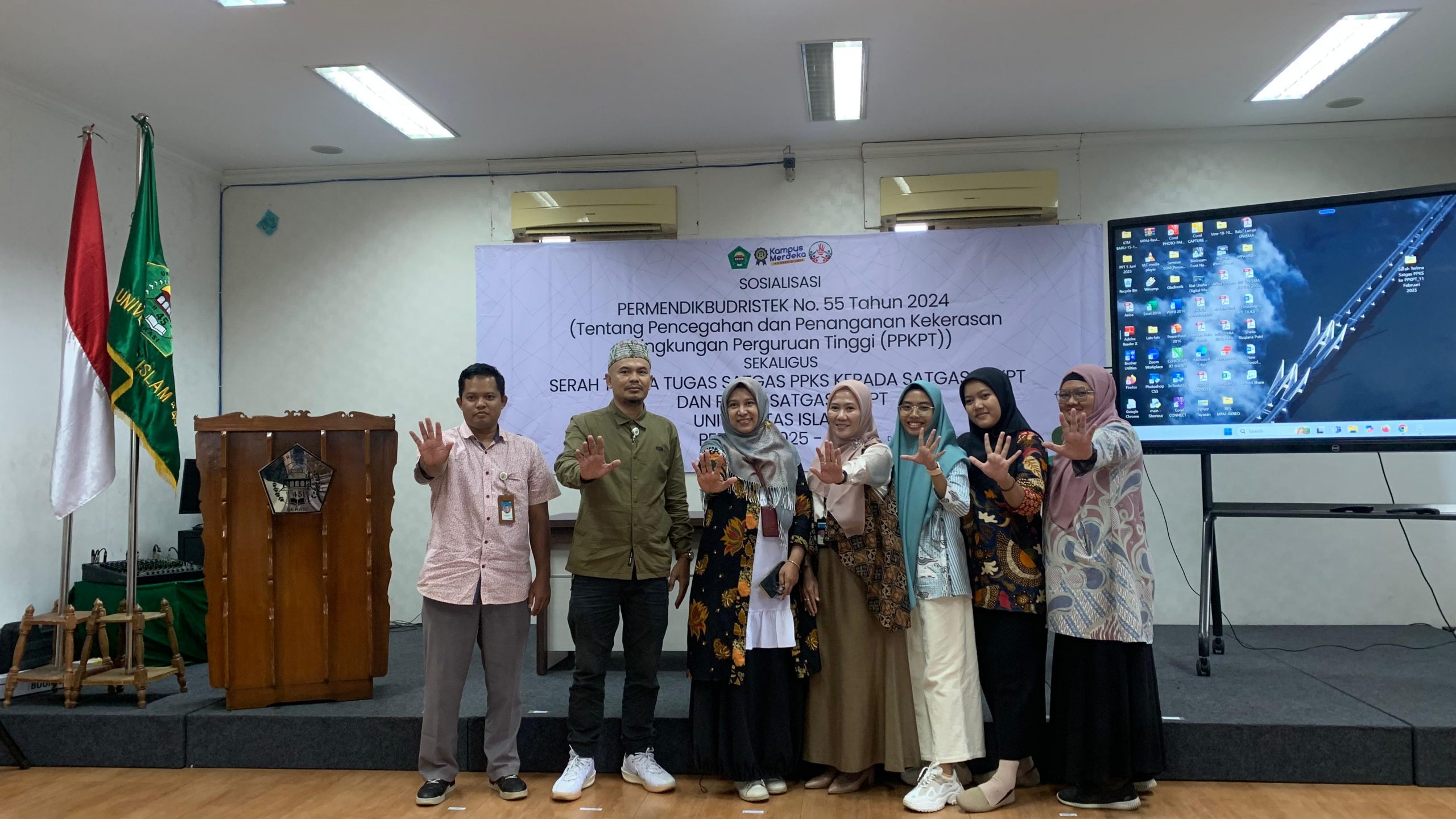 SERAH TERIMA TUGAS SATGAS PPKS KEPADA SATGAS PPKPT UNIVERSITAS ISLAM 45 PERIODE 2025-2027e (4)