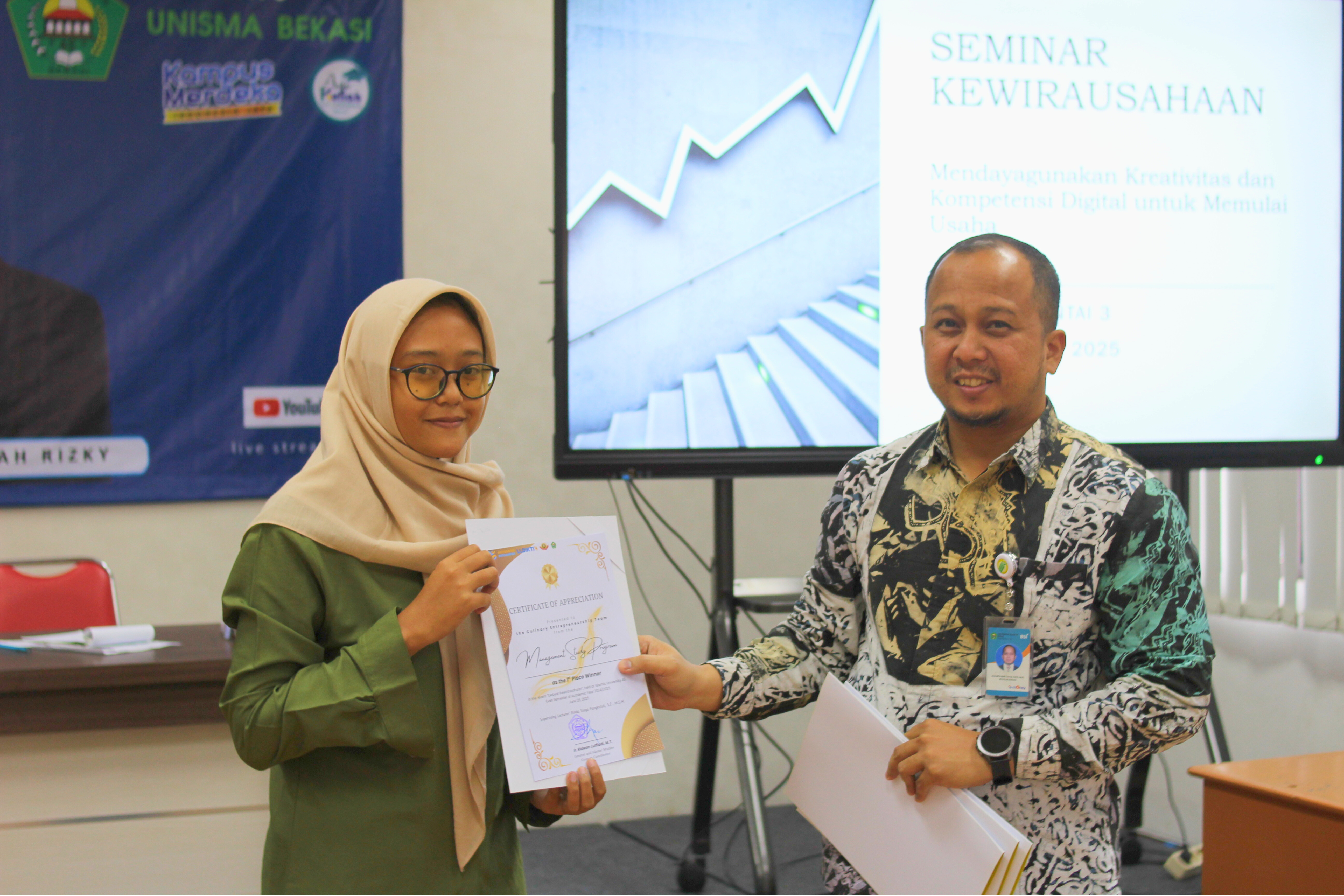 UNISMA Bekasi Gelar Seminar KWU 2025 Dorong Mahasiswa Kampus Bekasi Jadi Wirausahawan Digital (3)d