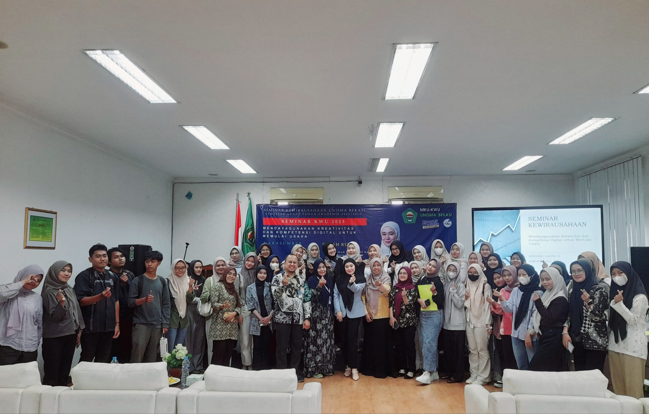 UNISMA Bekasi Gelar Seminar KWU 2025 Dorong Mahasiswa Kampus Bekasi Jadi Wirausahawan Digital (3)e