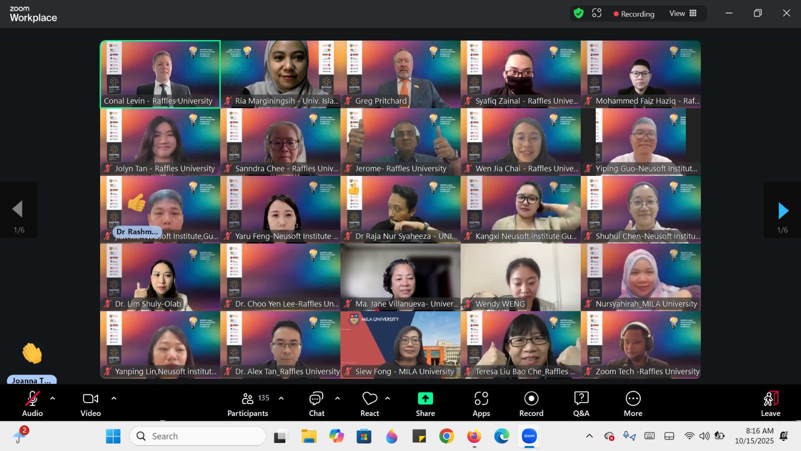 INSPIRE Collab Sinergi UNISMA Bekasi dan Raflesh University, Malaysia beserta Enam Mitra Perguruan Tinggi Asia untuk meningkatkan Kollaborasi Internasional21xxx