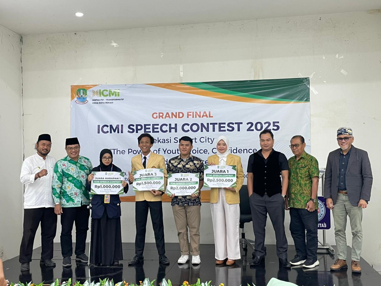 Yasmin Fatimah Farid, Mahasiswi Agribisnis UNISMA Bekasi Raih Juara Harapan 1 di ICMI Speech Contest 2025 (1)