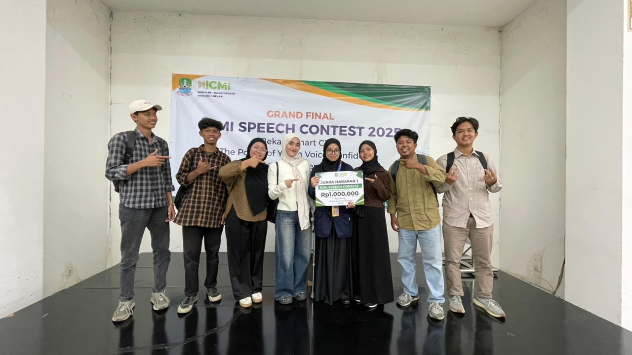 Yasmin Fatimah Farid, Mahasiswi Agribisnis UNISMA Bekasi Raih Juara Harapan 1 di ICMI Speech Contest 2025 (2)