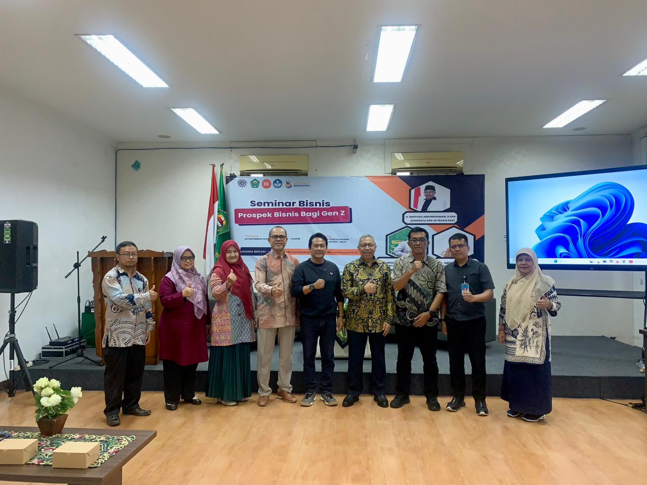Seminar Bisnis “Prospek Bisnis bagi Gen Z” Hadirkan Wawasan Kewirausahaan bagi Mahasiswa UNISMA Bekasi (1)