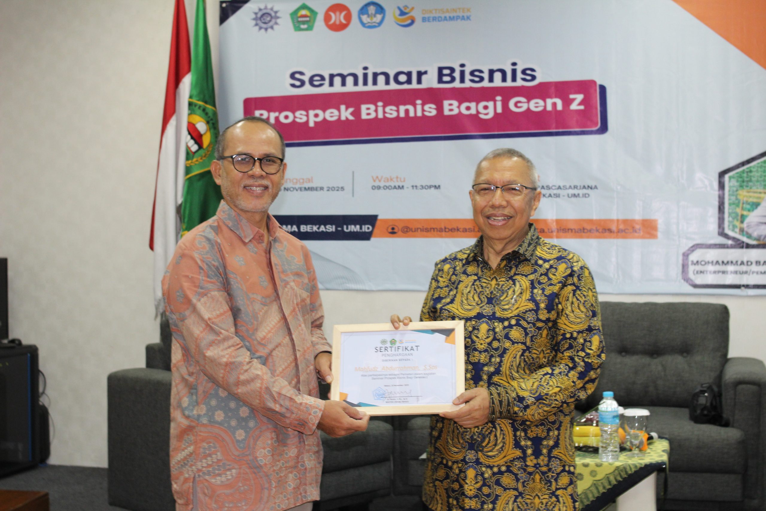 Seminar Bisnis “Prospek Bisnis bagi Gen Z” Hadirkan Wawasan Kewirausahaan bagi Mahasiswa UNISMA Bekasi (10)