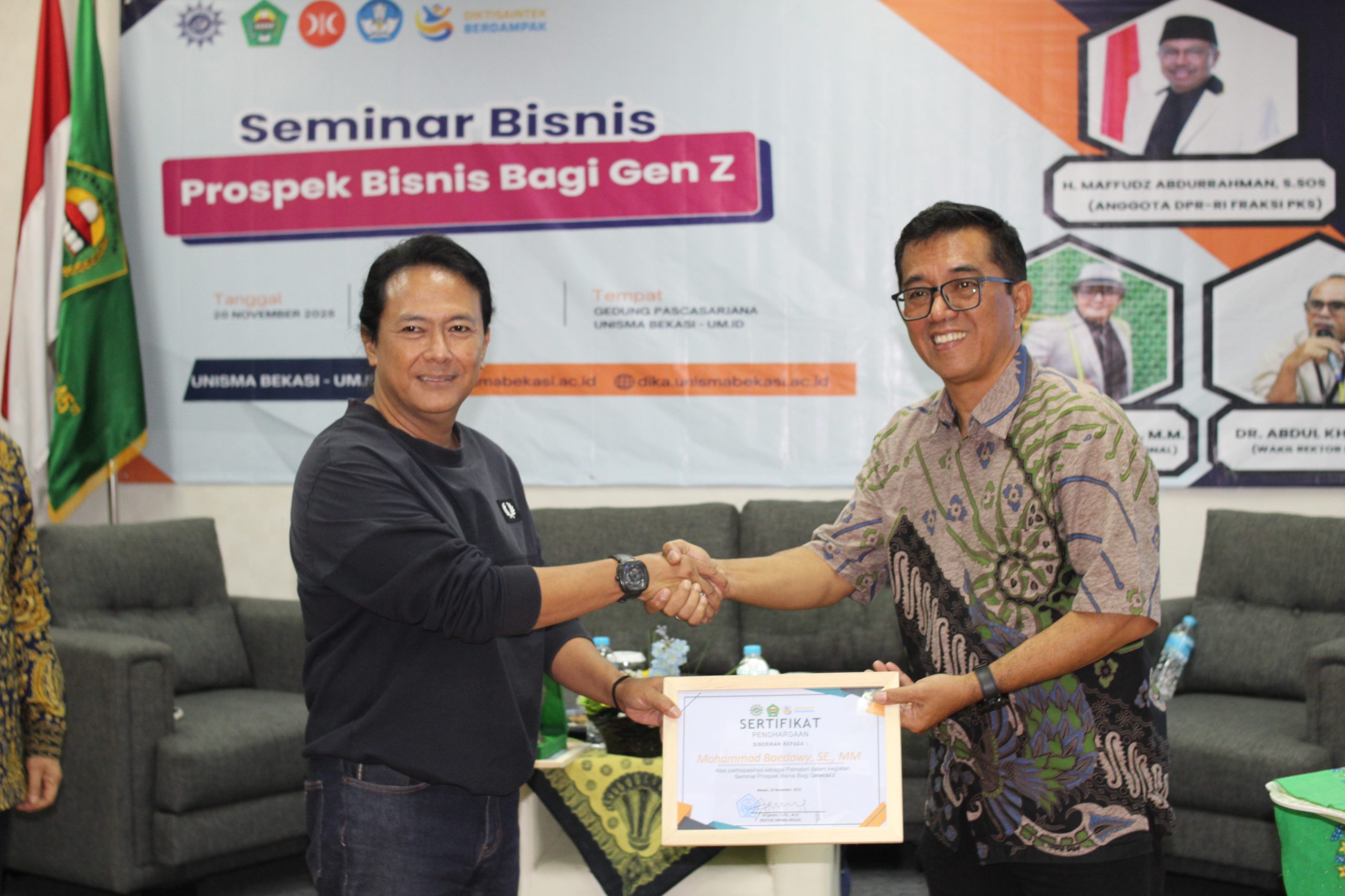 Seminar Bisnis “Prospek Bisnis bagi Gen Z” Hadirkan Wawasan Kewirausahaan bagi Mahasiswa UNISMA Bekasi (11)