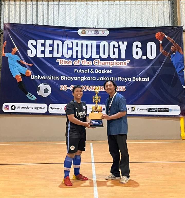 UKM Sepak Bola UNISMA BekasiUM.ID Raih Juara 1 pada Kompetisi di Universitas Bhayangkara Jakarta Raya (3)