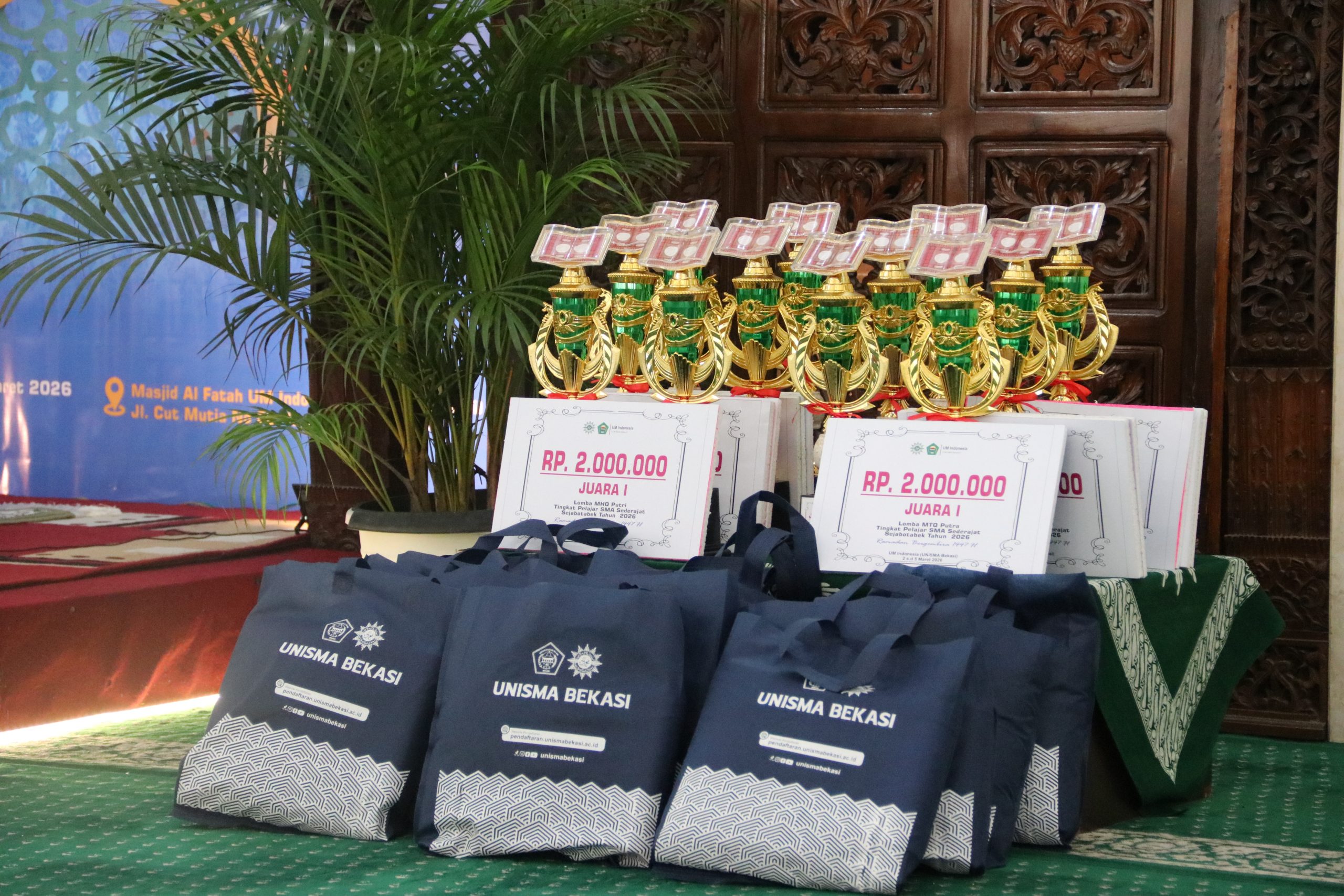 Pelajar Jabodetabek Adu Kemampuan MTQ, MHQ, dan Dakwah di UM Indonesia (UNISMA Bekasi) (1)